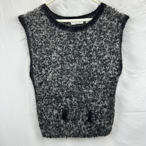Linda Allard for Ellen Tracy Sweaters - Vintage Linda Allard For Ellen Tracy Mohair Wool Medium Pullover Sweater Vest